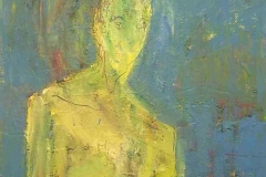Self-Portrait . Oil on hard board 105x120cm
